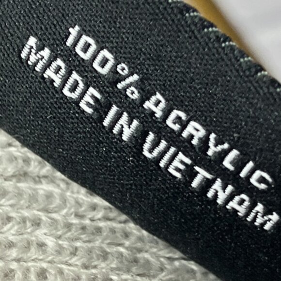 Top Of The World Adult O/S Notre Dame Fighting Irish Gray Navy Stripe Beanie Hat - Picture 6 of 6